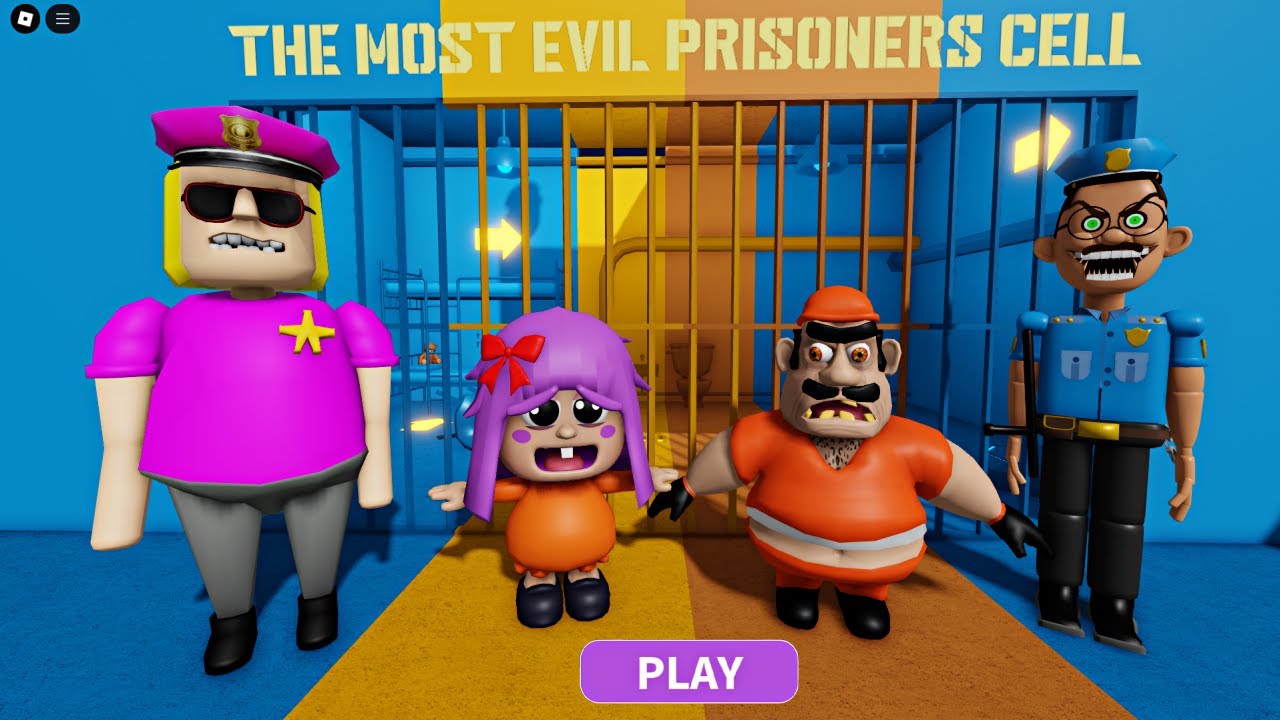 POLICE GIRL Vs BABY POLLY Vs MR BRUNO Vs POLICE COP? SCARY OBBY #roblox