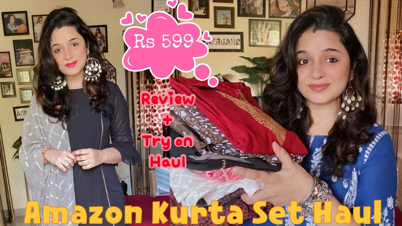 Amazon Kurta Set Haul|| Review And Try On Haul|| Affordable Kurta Set Haul|| Touchupgirl