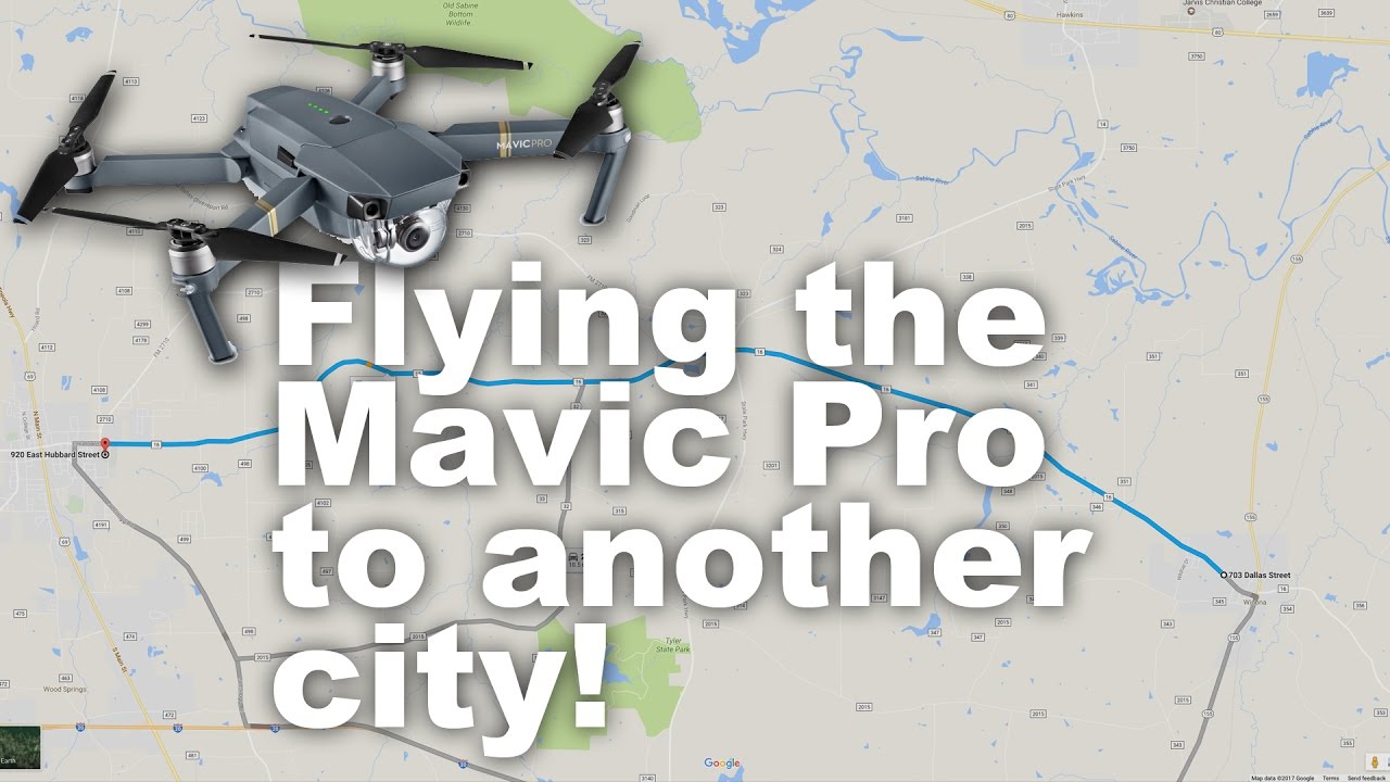 FLYING THE MAVIC PRO TO ANOTHER CITY