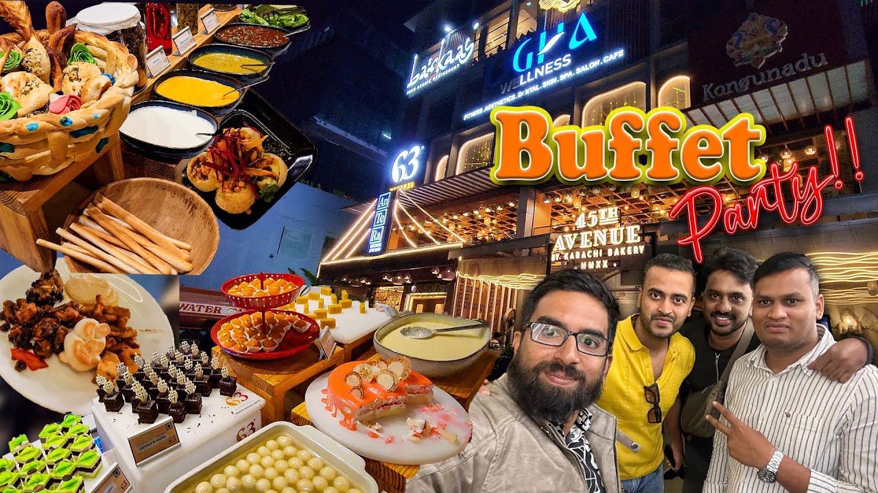 63 Degrees Modern Regional Buffet | New Bike Partyy