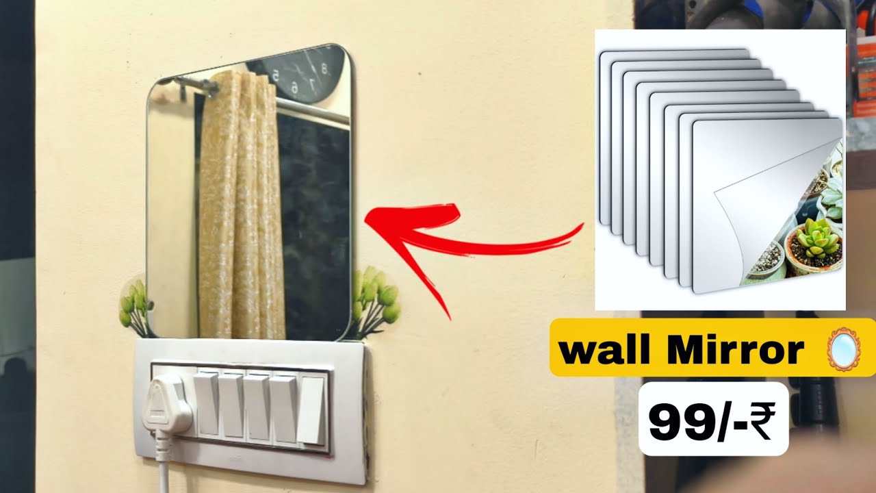 8x8 Flexible Mirror Tiles 😍 2MM Magic for Walls!