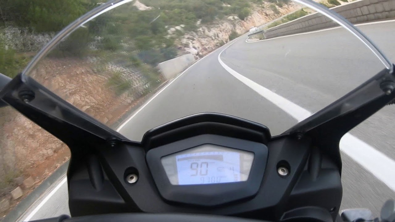 Testing GoPro hero 6 black on Derbi gpr 125 4t (arrow exhaust)