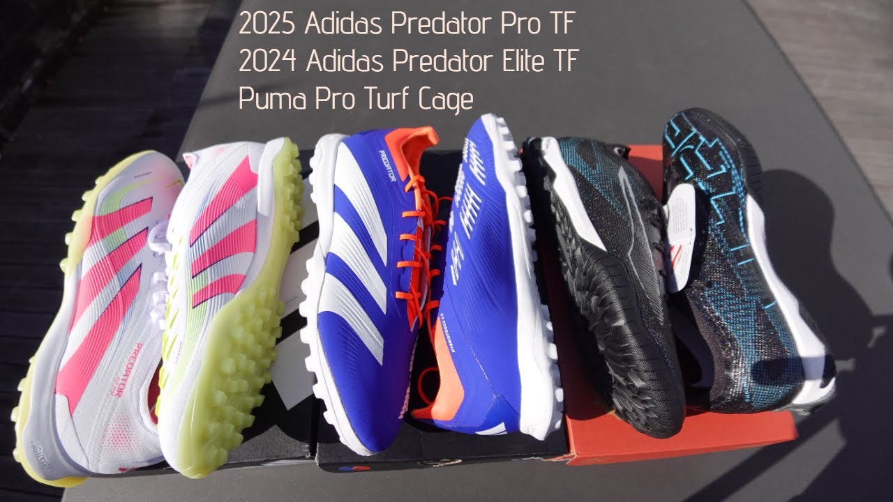 2025 Turf Boot Haul! Adidas Predator Pro & Elite TF vs Puma Ultra 5 Pro Cage | Power vs Speed 🔥⚡