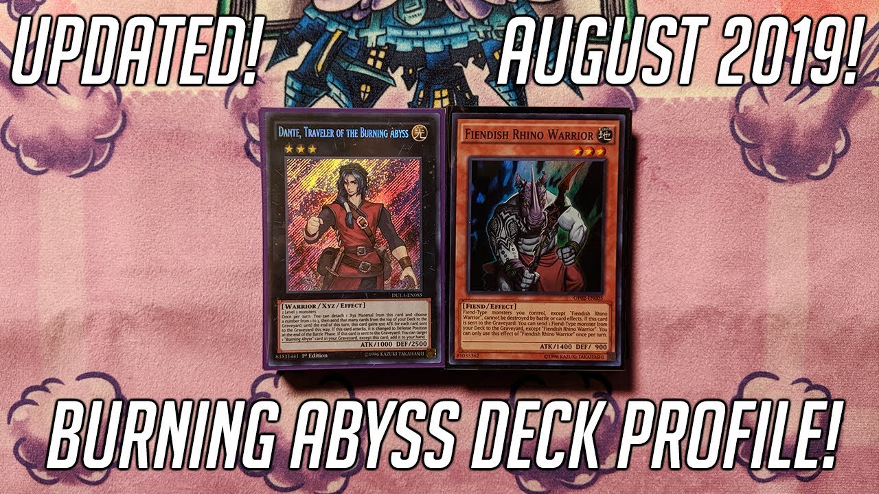 Yu-Gi-Oh! Burning Abyss Deck Profile + Test Hand & Combo! (August 2019)