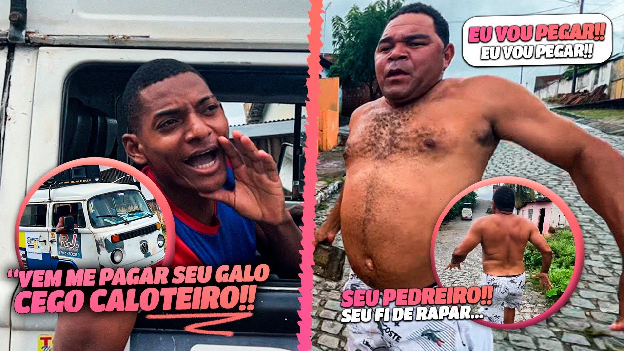 ERIK E BETO PEDREIRO LEVA O CARRO DA COBRANÇA NA CASA DO GALO, ELE CORREU ATRÁS | GALO CEGO