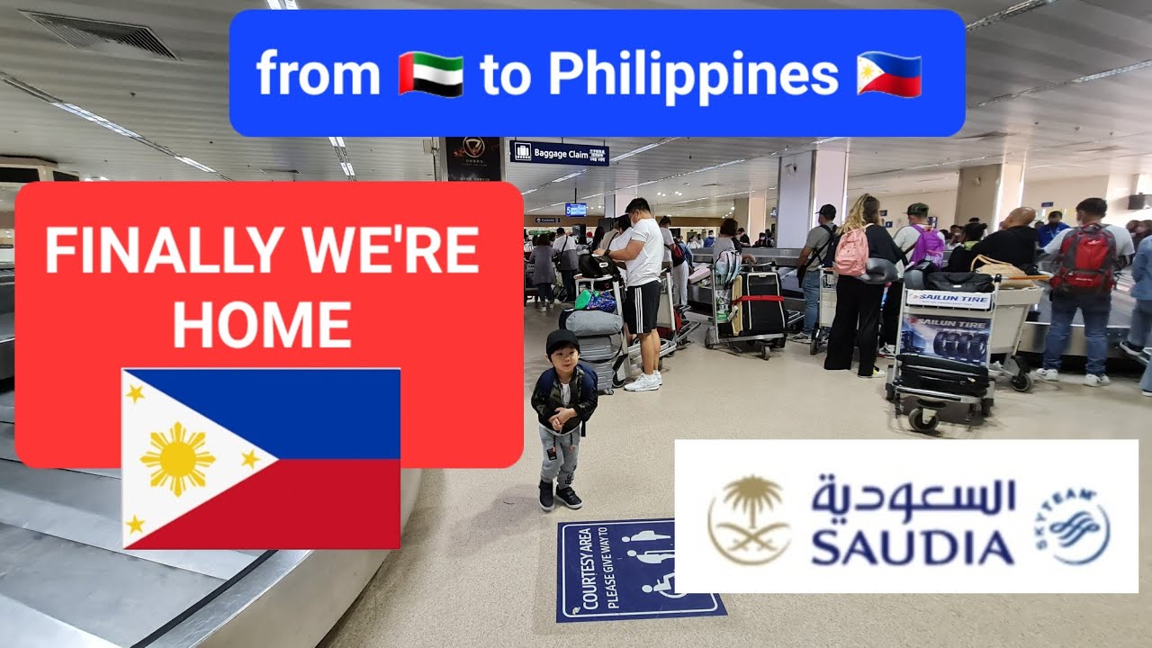 DUBAI to RIYADH to MANILA PHILIPPINES via SAUDIA AIRLINES Flight Experience (Part 2)