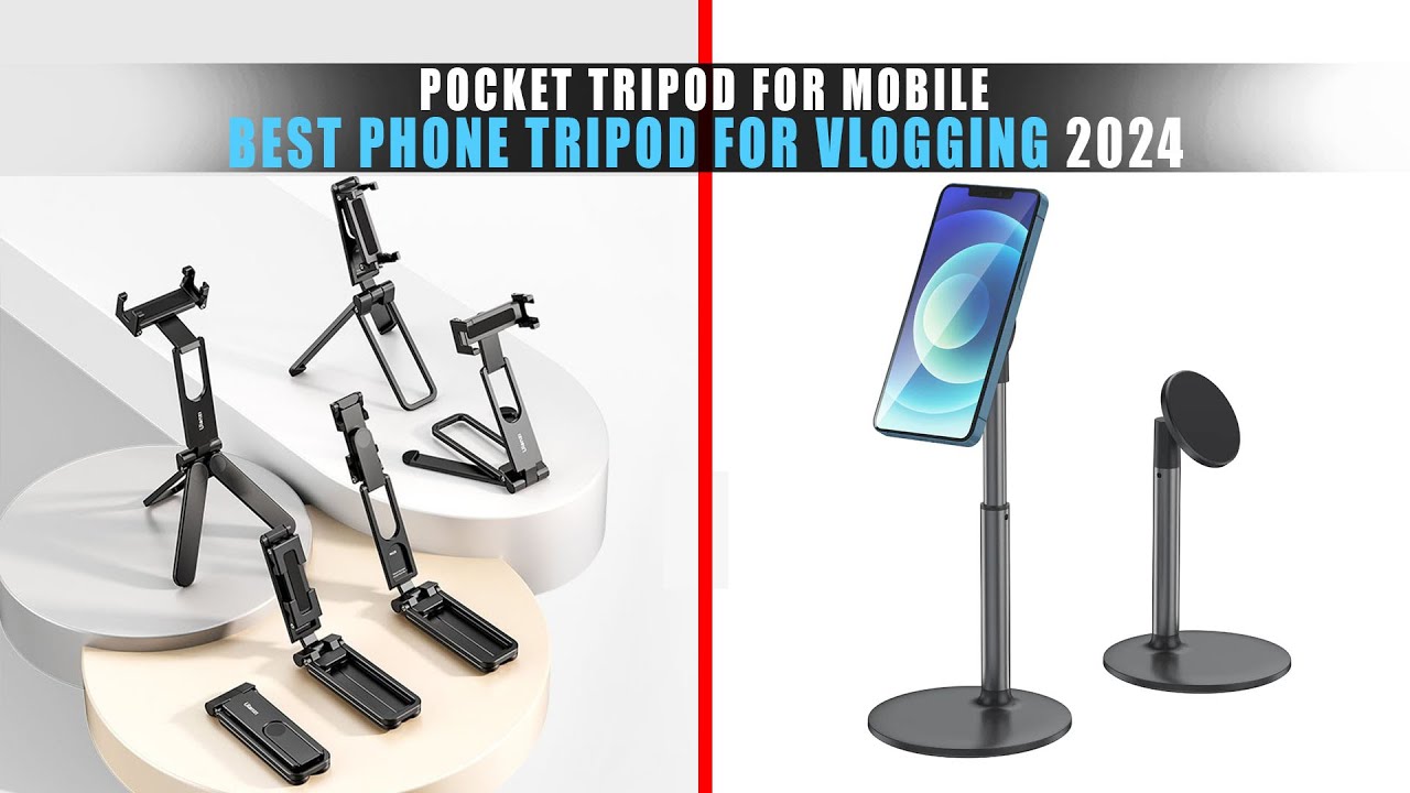 5 Best Phone Tripod for Vlogging 2024 | Foldable Pocket Tripod for Mobile Phone