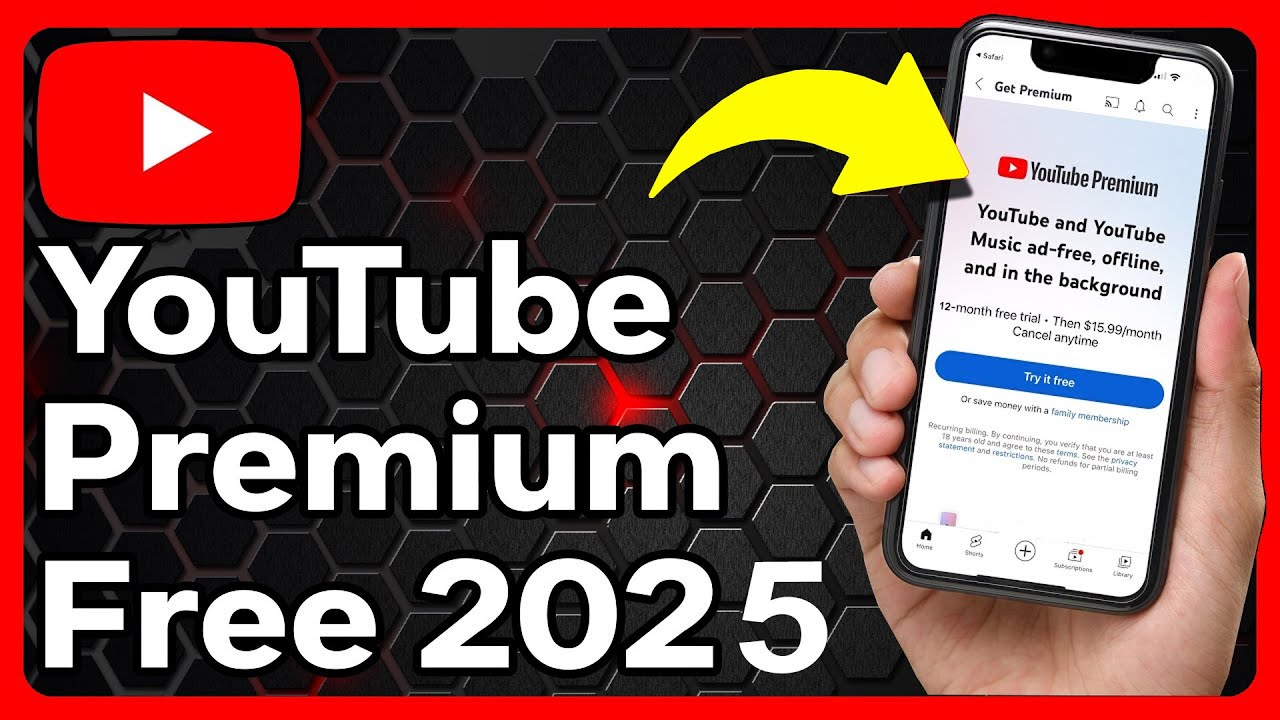 3 ЛУЧШИХ способа получить YouTube Premium БЕСПЛАТНО (ОБНОВЛЕННЫЙ СПОСОБ 2025 ГОДА)