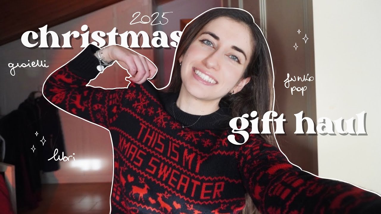 CHRISTMAS GIFT (& book) HAUL 🎄 | cosa ho ricevuto a Natale 2025 💐⭐