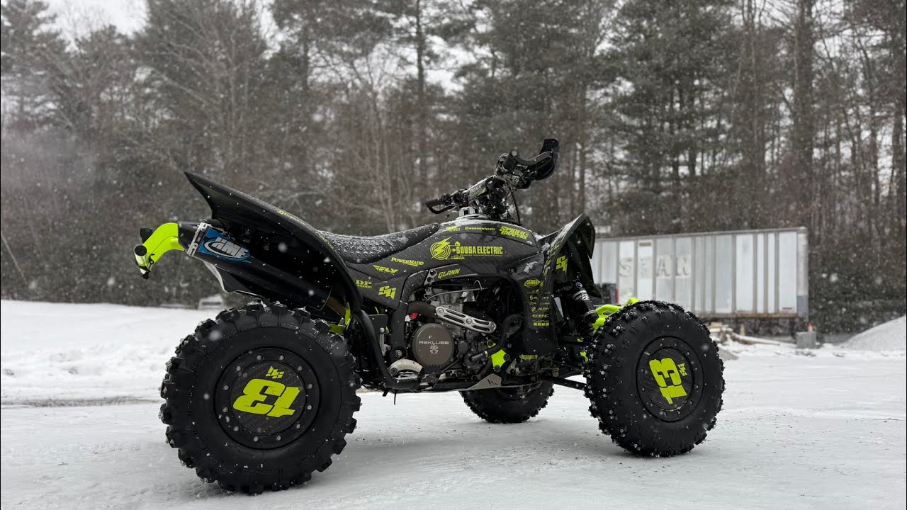 WE RODE IN A BLIZZARD