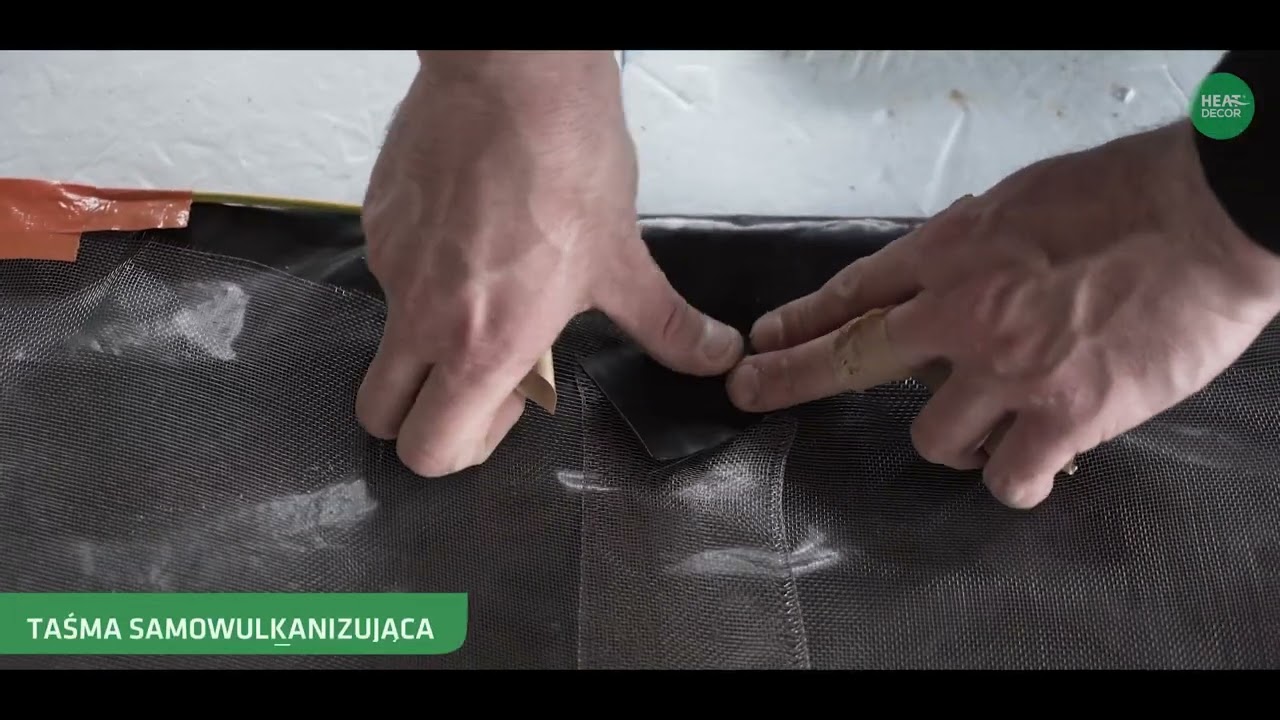 Folia grzewcza pod wylewkę - montaż | Dom energooszczędny