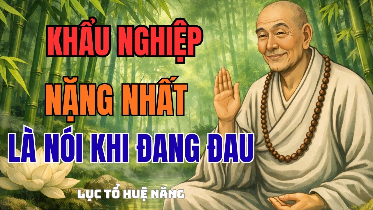 Khẩu Nghiệp Nặng Nhất Là Nói Khi Đang Tổn Thương | Lục Tổ Huệ Năng Dạy Giữ Khẩu Giữa Đời