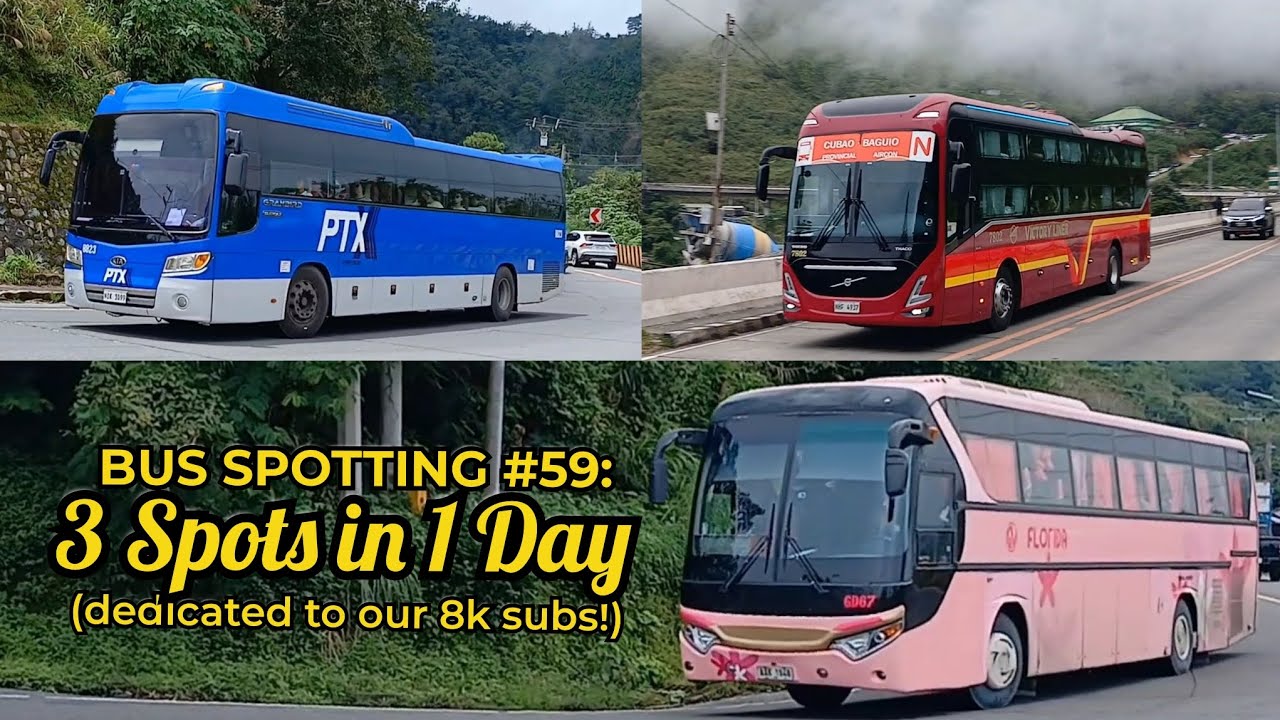 BUS SPOTTING #59: 3 Spots in 1 Day | dedicated to our 8k subs!
