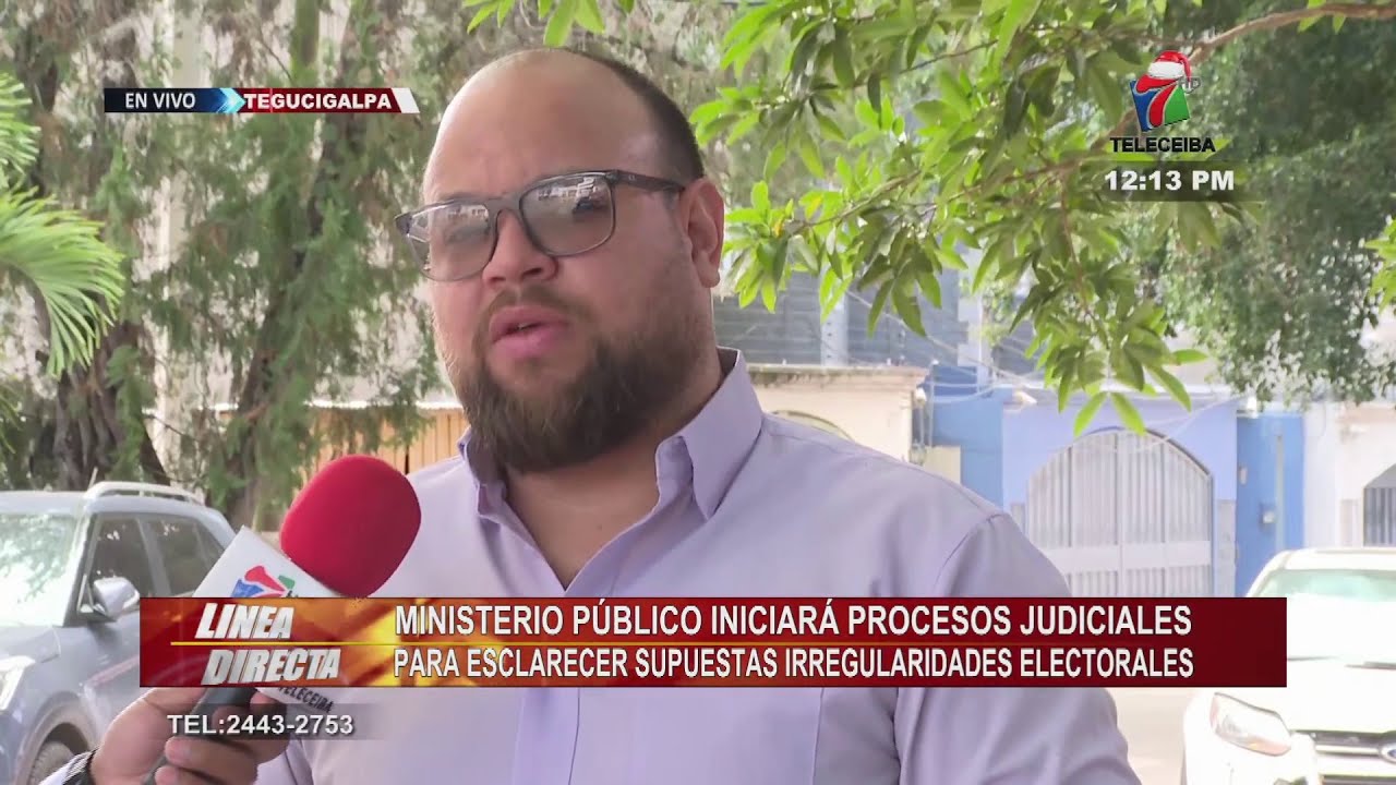 El MP iniciará procesos judiciales para esclarecer supuestas irregularidades electorales