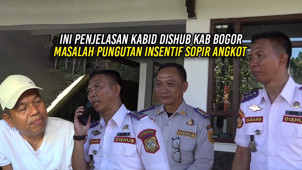 INI PENJELASAN KABID DADANG | MASALAH PUNGUTAN INSENTIF SOPIR ANGKOT BOGOR