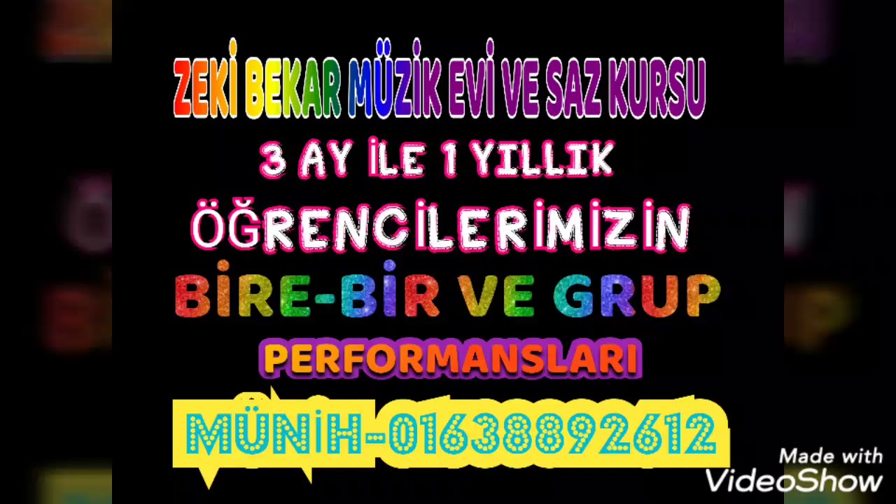 MÜNİH ZEKİ BEKAR MÜZİK EVİ VE SAZ KURSU