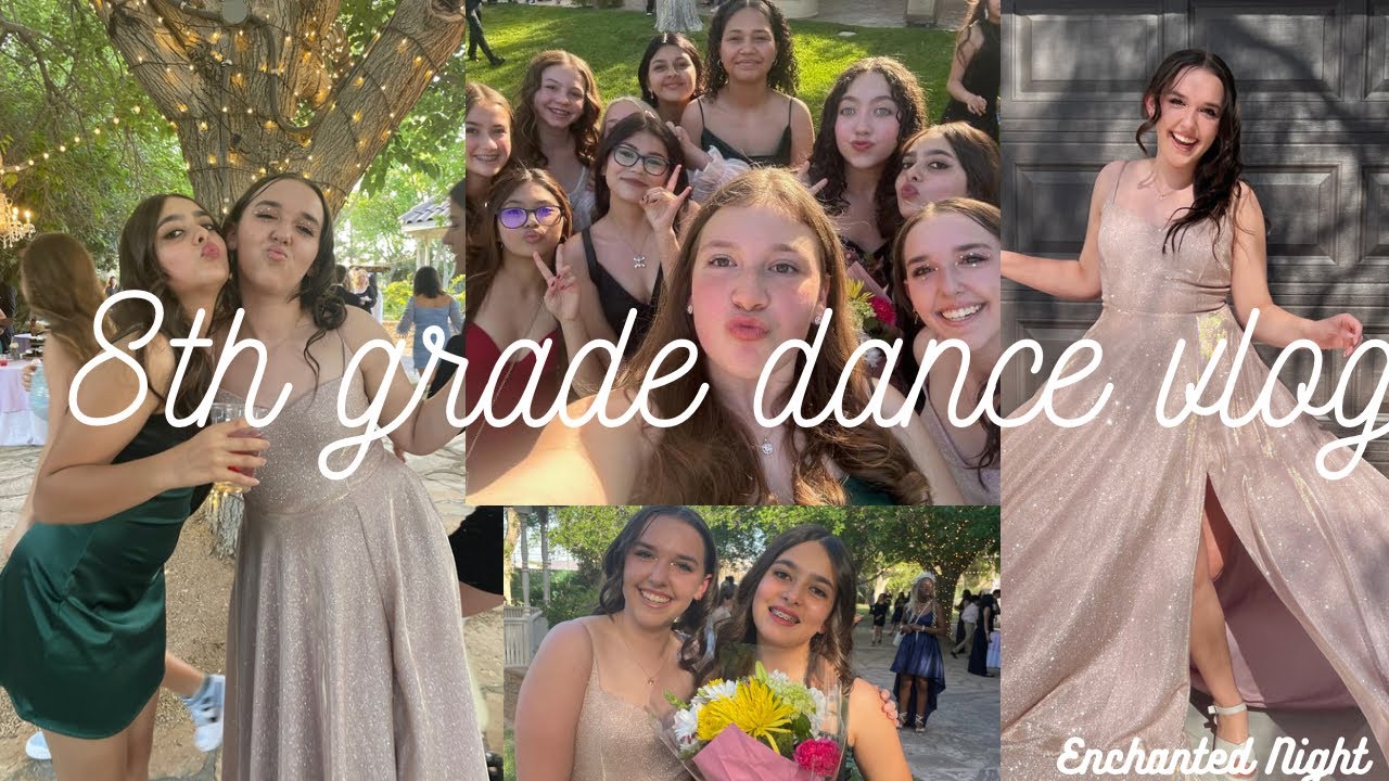 8th grade dance vlog| Enchanted garden