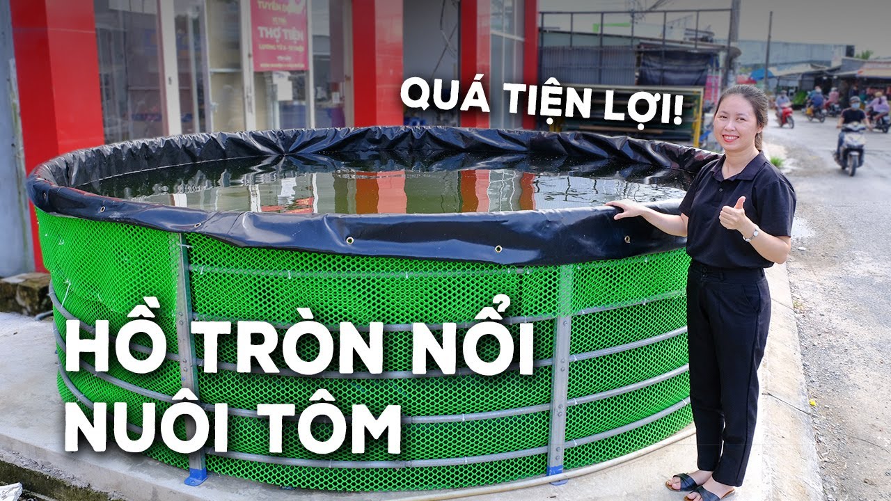 Hồ Tròn Nổi Lót Bạt D4 - Dễ Lắp Ráp, Tuổi Thọ Cao! - Ứng Dụng Trong Nhiều Lĩnh Vực