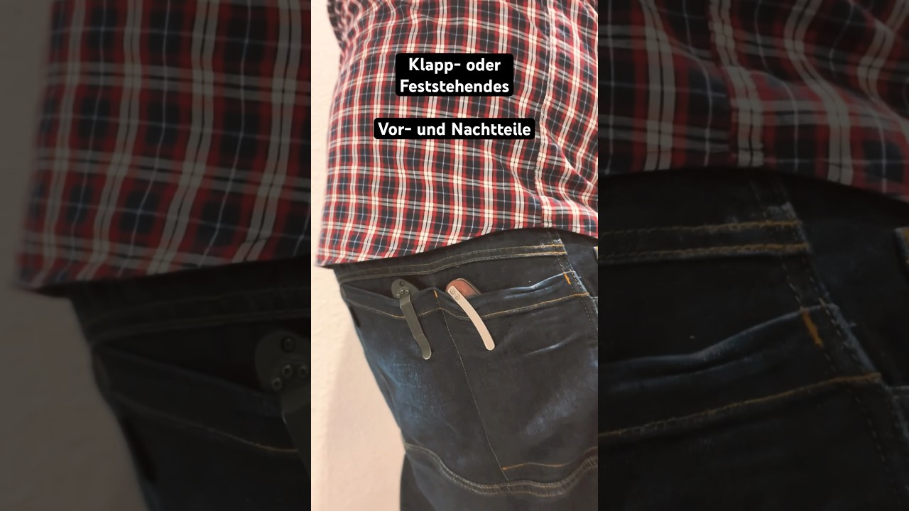 🔪 Klappmesser vs. Feststehendes Messer: Vor- & Nachteile im Check! 🤔