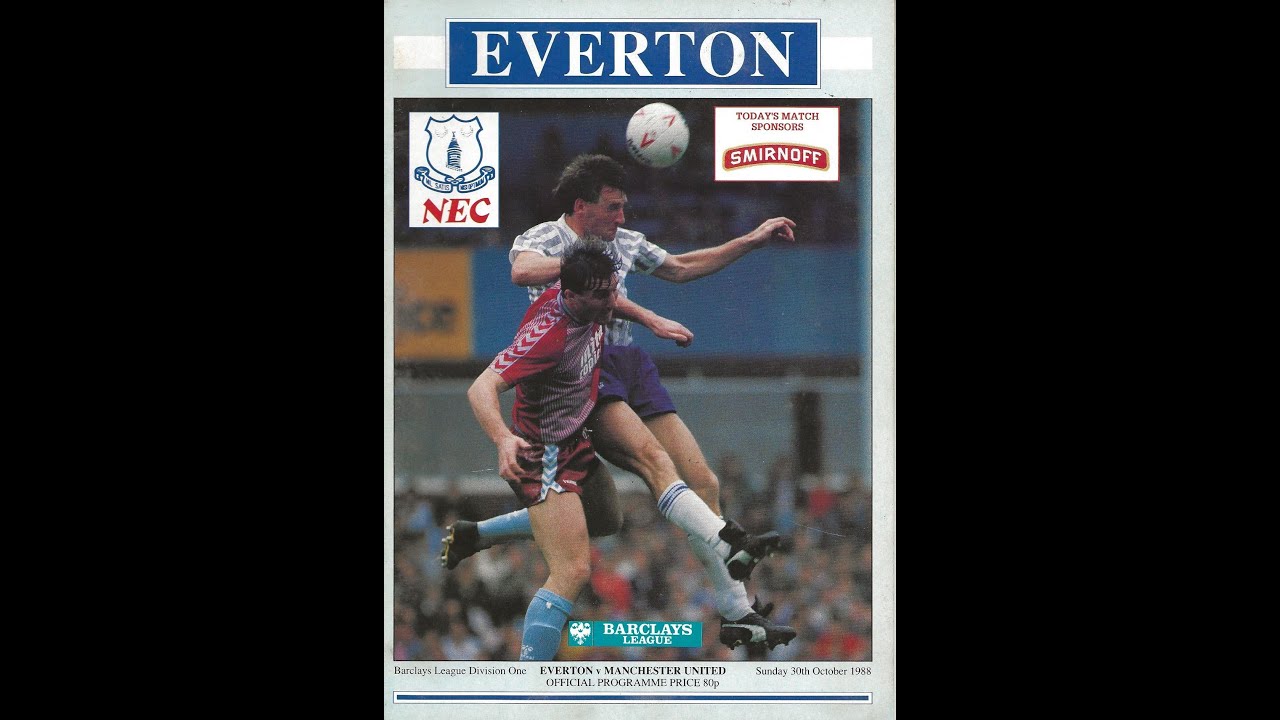 1988-89 Everton Manchester United 30 10 88 Whole Match
