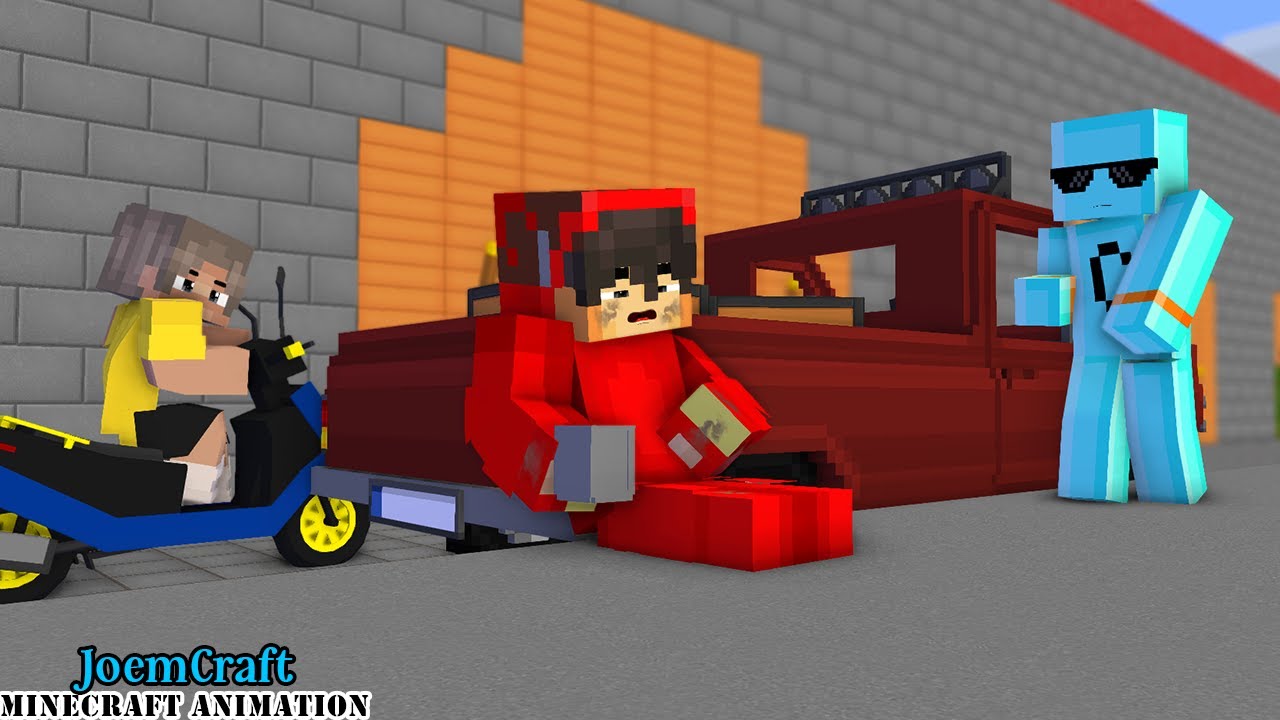 CASH IS POOR | SHADY, ZOEY, MIA, NICO | BELIEVE BY NEFFEX - Minecraft Animation
