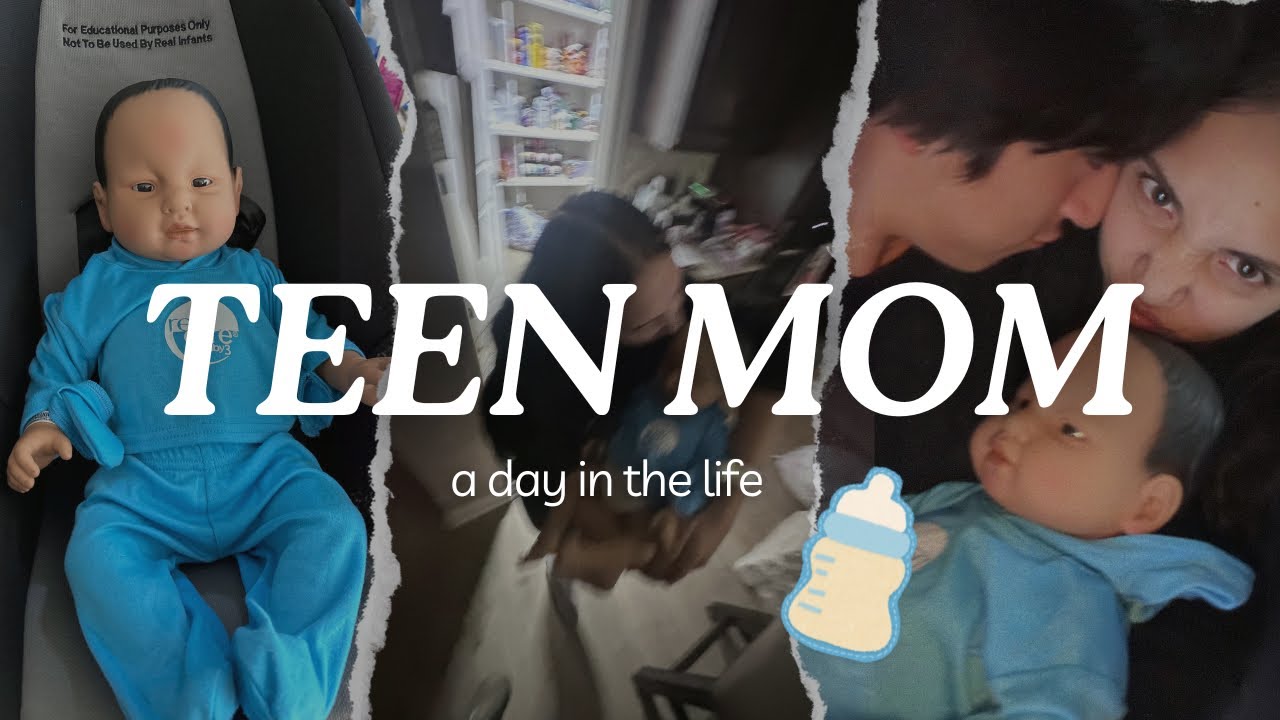 DAY IN THE LIFE OF A TEEN MOM | realcare baby 🎀 vlog