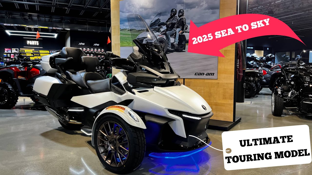 Подробности модернизации Sea to Sky | Can-Am Spyder RT Limited 2025 года