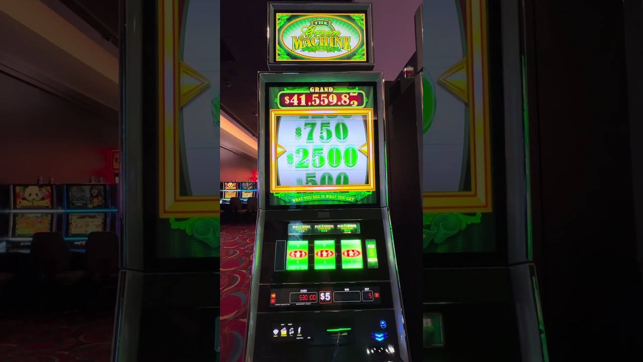 🎰💚 GREEN MACHINE JACKPOT HIT! 💥