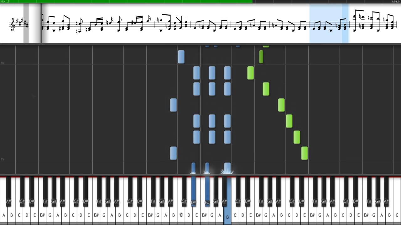 Puppet, Mary's Theme - Synthesia Piano + Sheet