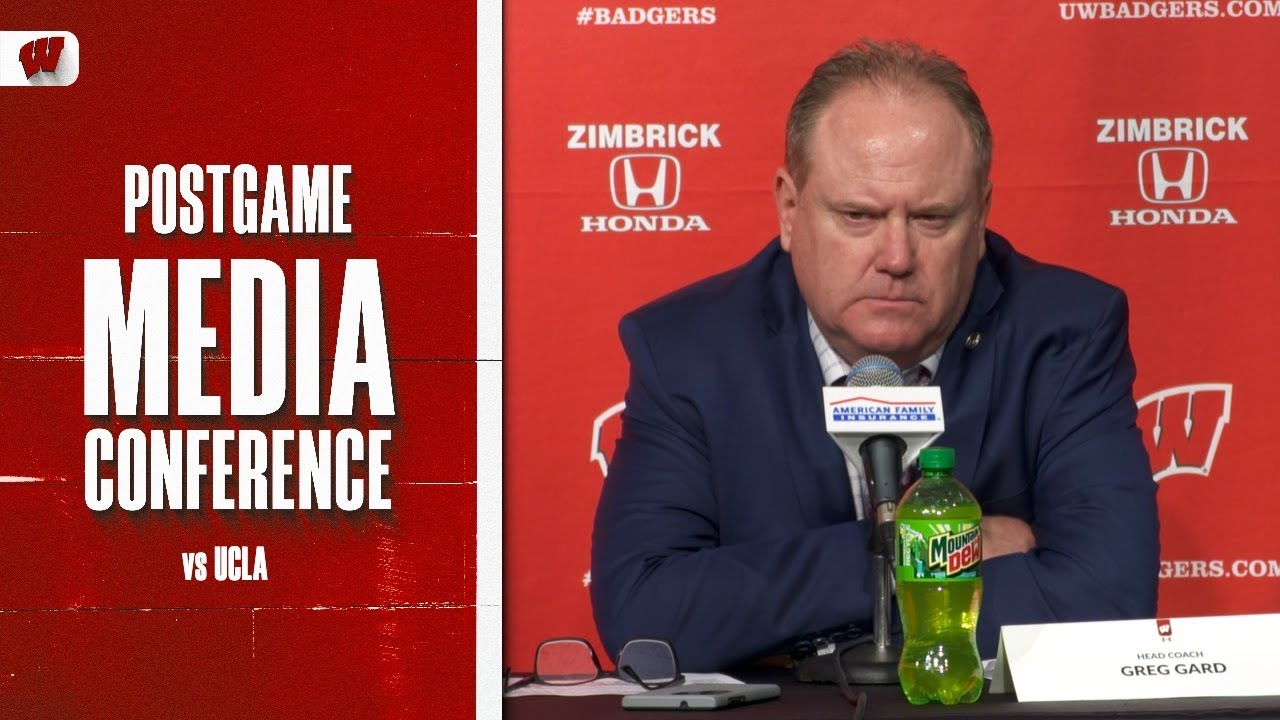 Postgame Media Conference vs UCLA || Wisconsin Basketball || Jan. 6, 2026