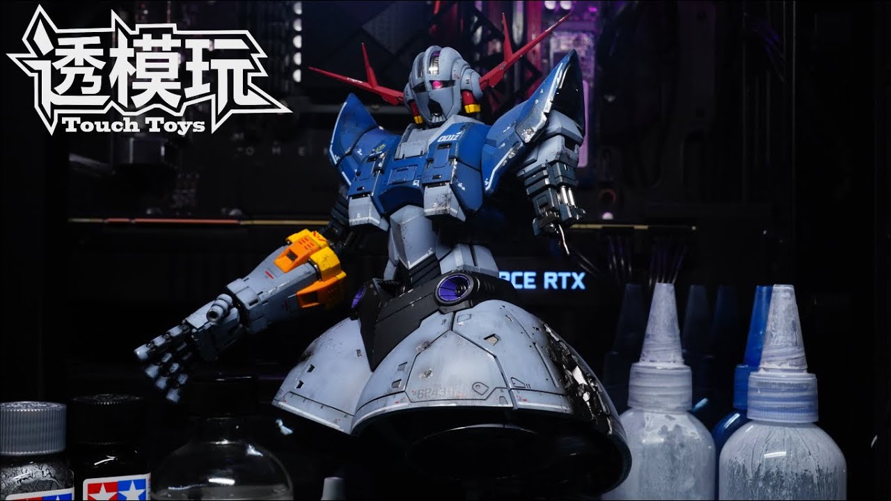 【PAINTING WORK】RG ZEONG BATTLE DAMAGE PAINTING! MOBIE SUIT GUNDAM FINAL BATTLE!  Painting&Building