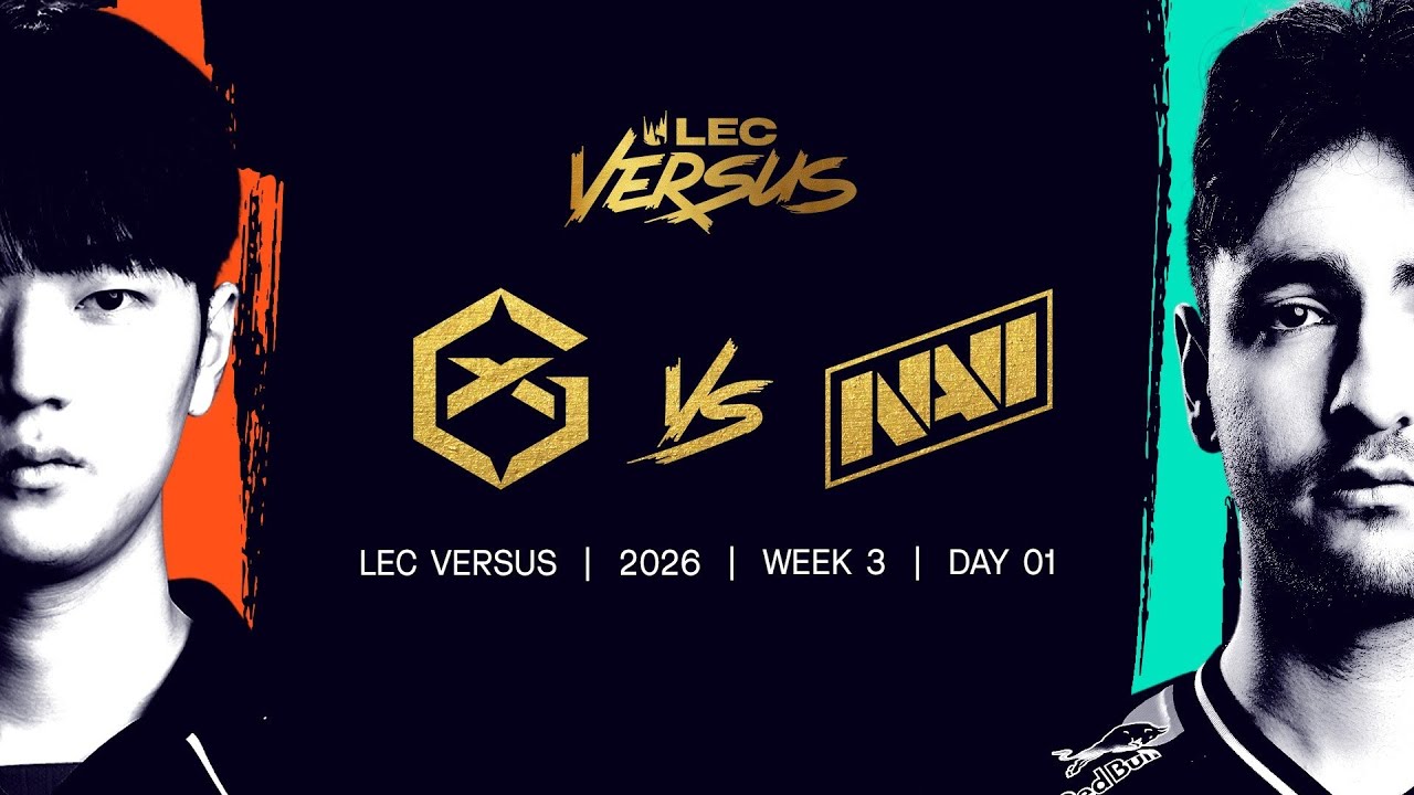 NAVI vs GX | 2026 LEC Versus - Week 3 Day 1 | Natus Vincere vs GiantX