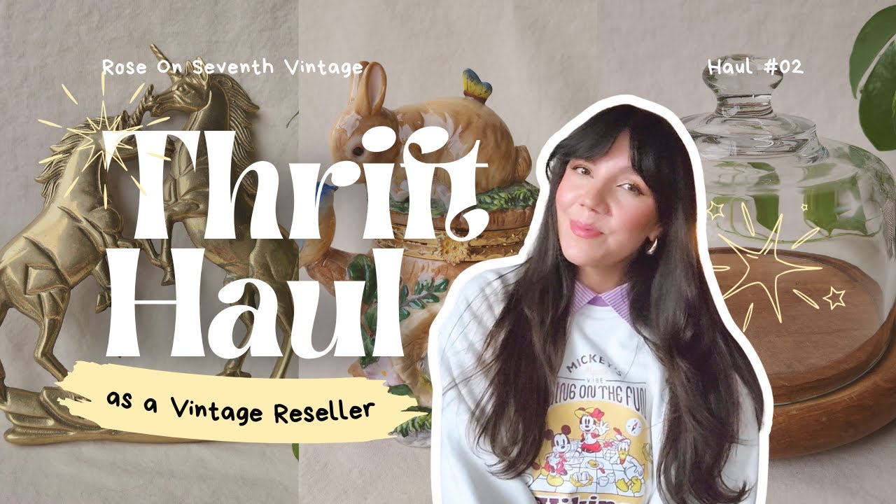 Vintage Thrift Haul ✨ Sourcing Vintage for My Etsy Shop