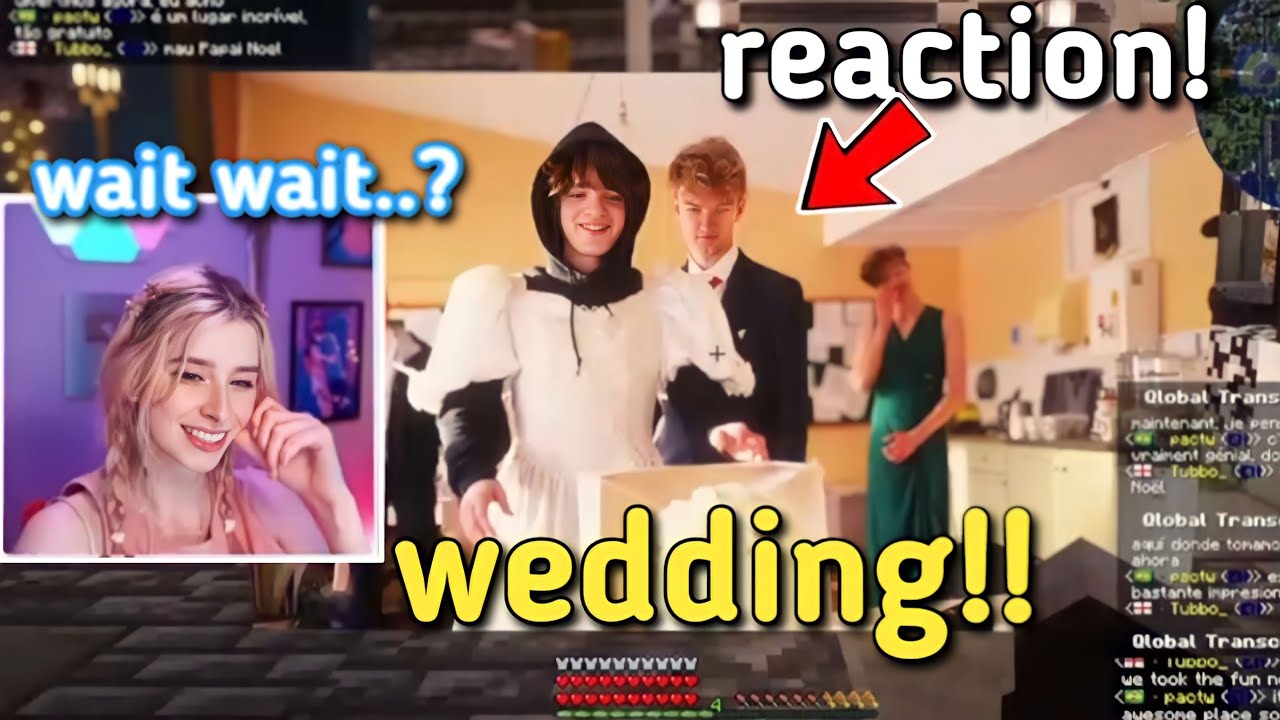 Баги смотрит видео со свадьбы Томми и Таббо //-qsmp!!