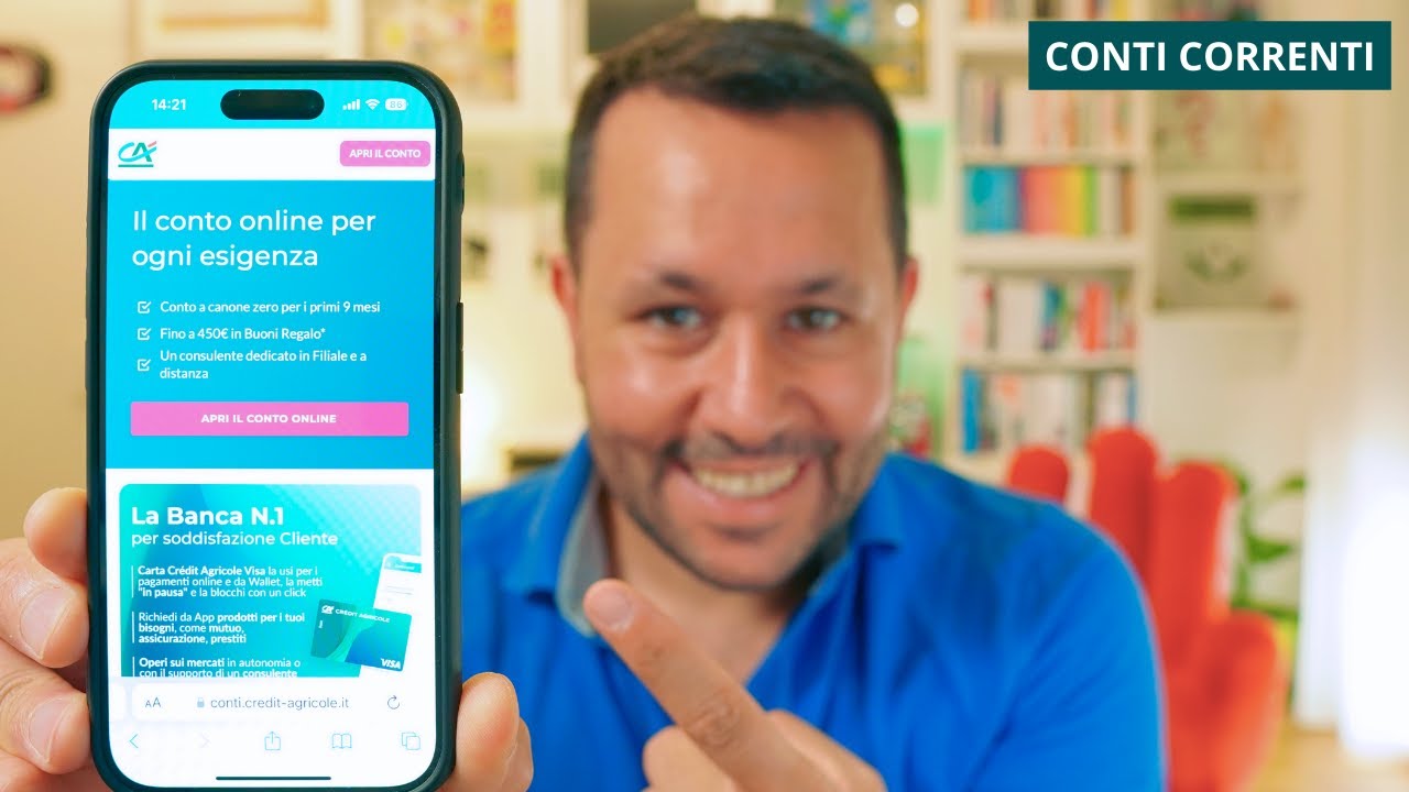 CREDIT AGRICOLE CONTO ONLINE 🏦 (Recensione e Promo 450 € Buoni AMAZON 🤩 Conviene?)