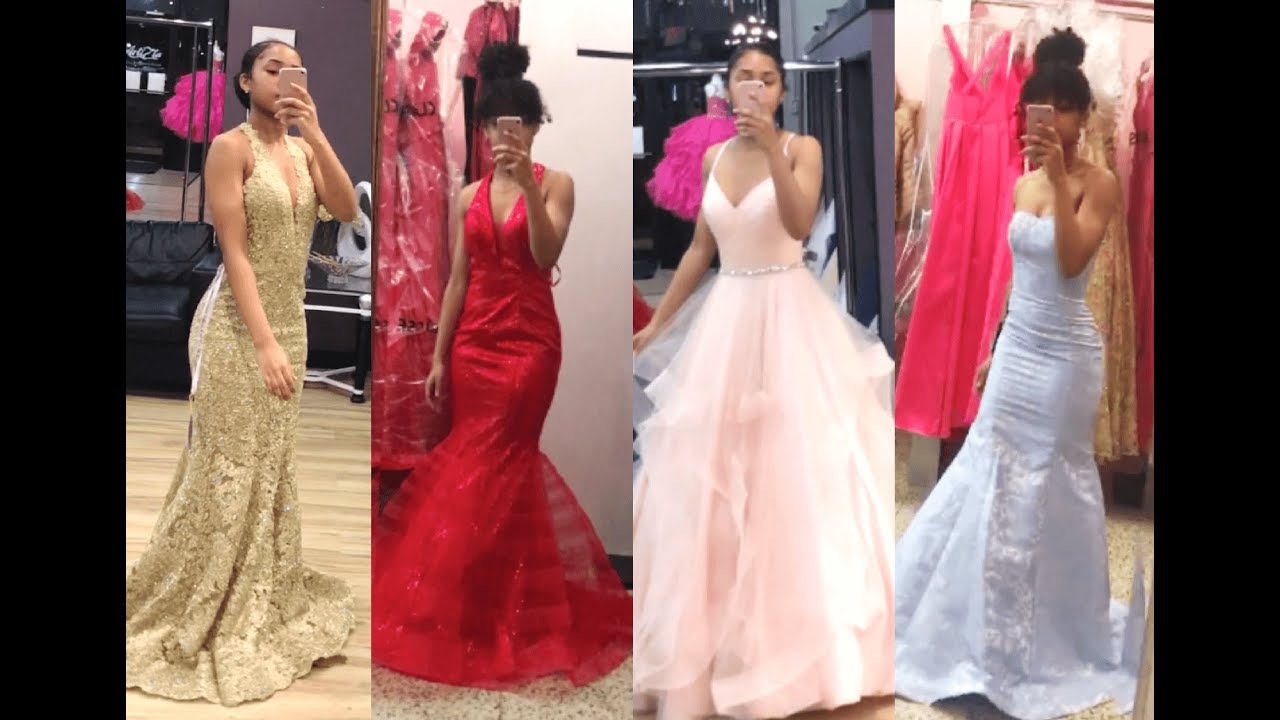 Prom 2k18 ( prom dress shopping +10 dresses) JUNIOR YEAR