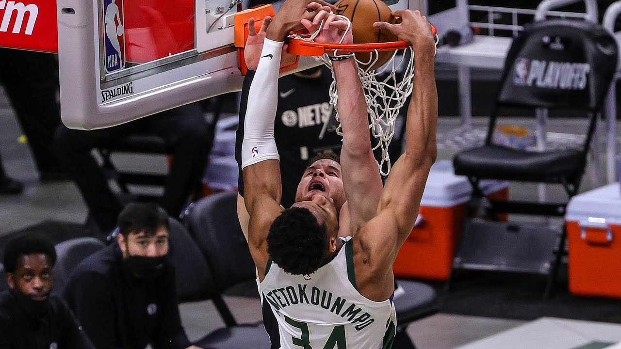 Every Bucket: Giannis Antetokounmpo Scores 34 Points vs. Nets in Game 4 | 6.13.21