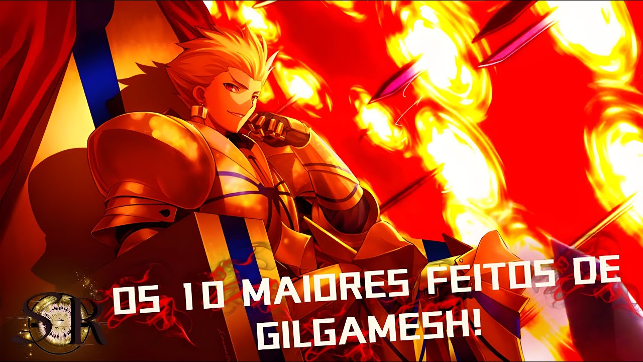 Re:zero React OS 10 MAIORES FEITOS DE GILGAMESH! | 