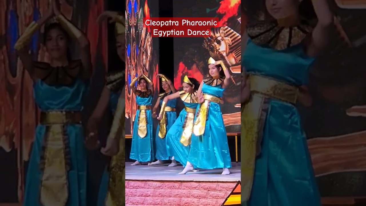 EGYPTIAN #cleopatra #pharaonic #egypt #egyptian #dance #girldance #&eacute;gypte #india #school #culture