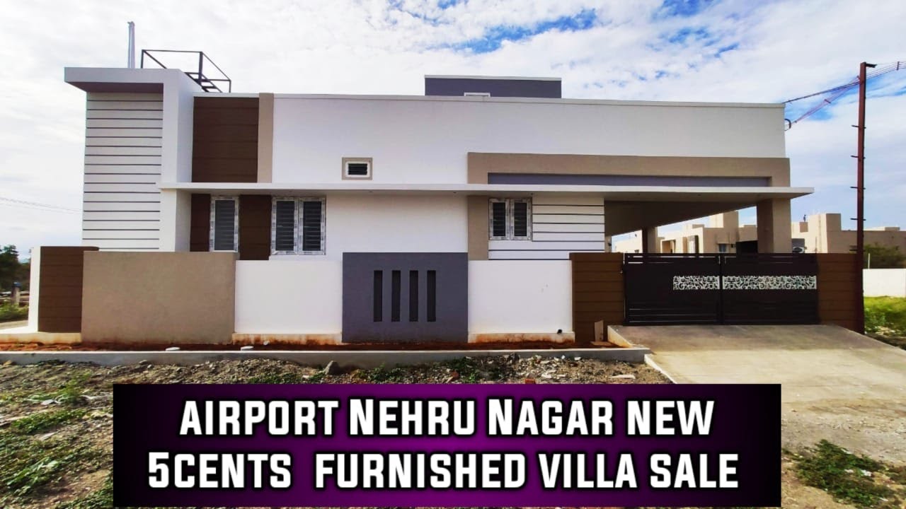 NATARAJAN AIRPORT NEHRU NAGAR NEW 5 CENTS FURNISHED HOUSE SALE 9894456061 COIMBATORE HOME H-103