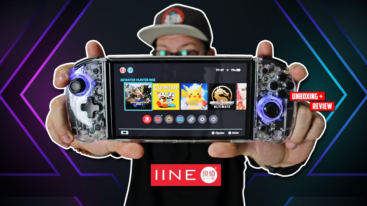 JOYCONS NUNCA MAIS, AGORA É IINE ELITE JOYPAD PRA SEMPRE! UNBOXING E ANÁLISE COMPLETA