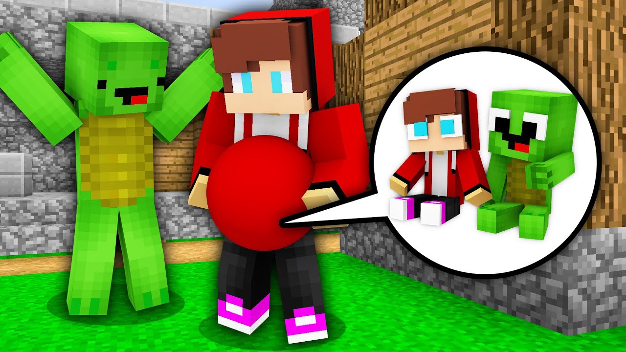 How JJ Born Baby JJ and Baby MIKEY in Minecraft (Maizen Mazien Mizen)