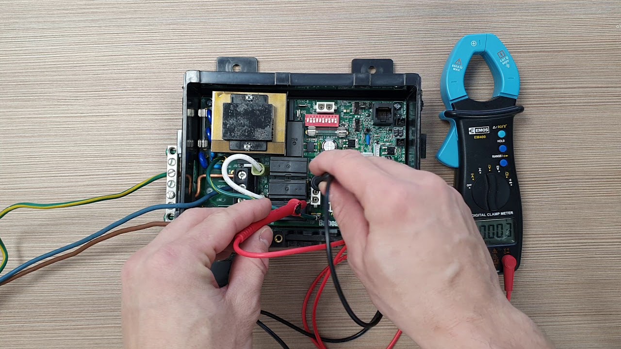 Checking GS100 control box heating capability by Wellis