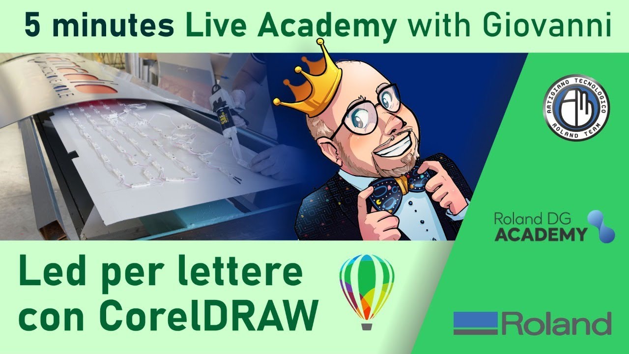 Creare LED per lettere con CorelDRAW