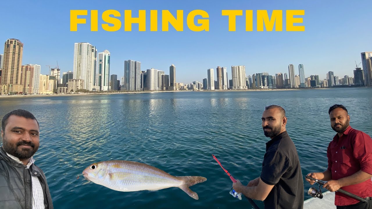 FISHING TIME AL KHAN BEACH SHARJAH