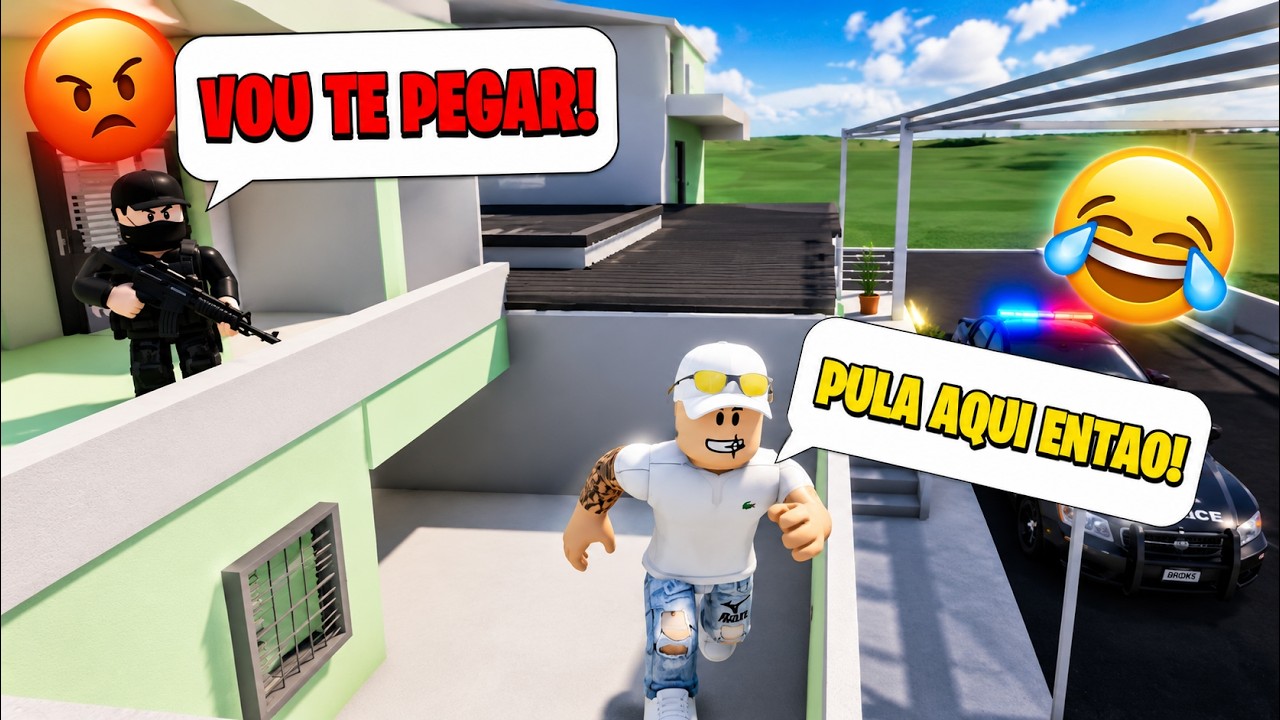 Dei FUGA FAZENDO PARKOUR! 🚨 | Roblox RP