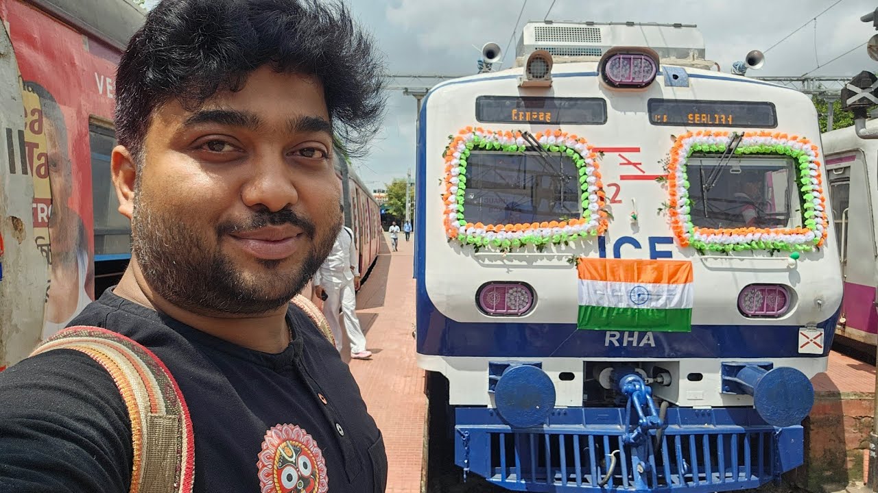 Independence Day Special 🇮🇳 || 31638 Ranaghat Sealdah Galloping AC Local Full Journey || এসি লোকাল 