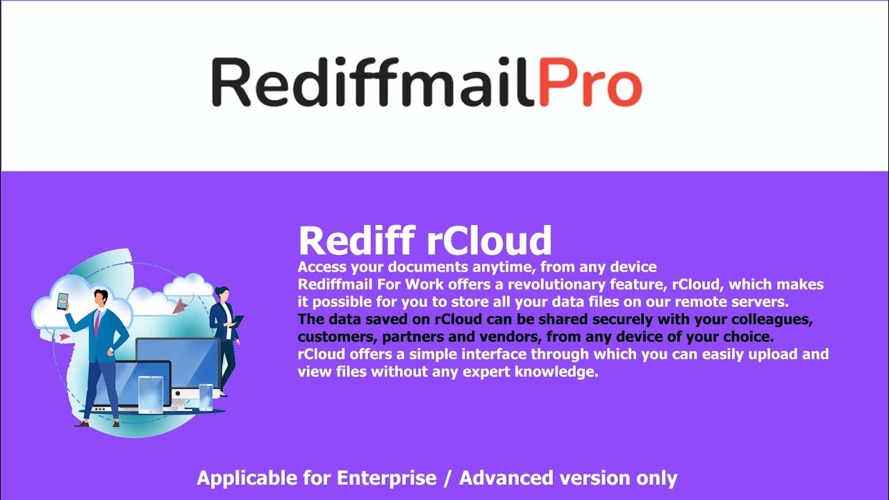 rCloud-Online Cloud Storage And Collaboration On Rediff Enterprise Email