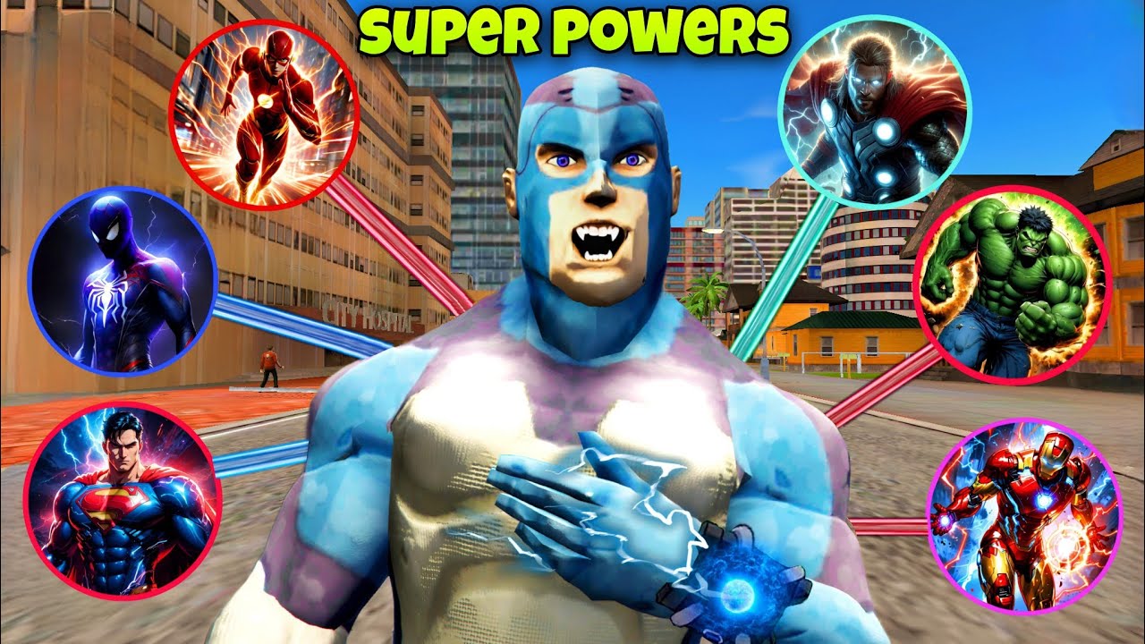 Rope Hero Free AVENGERS Super Power In Rope Hero Vice Town | Rope Hero Vice Town