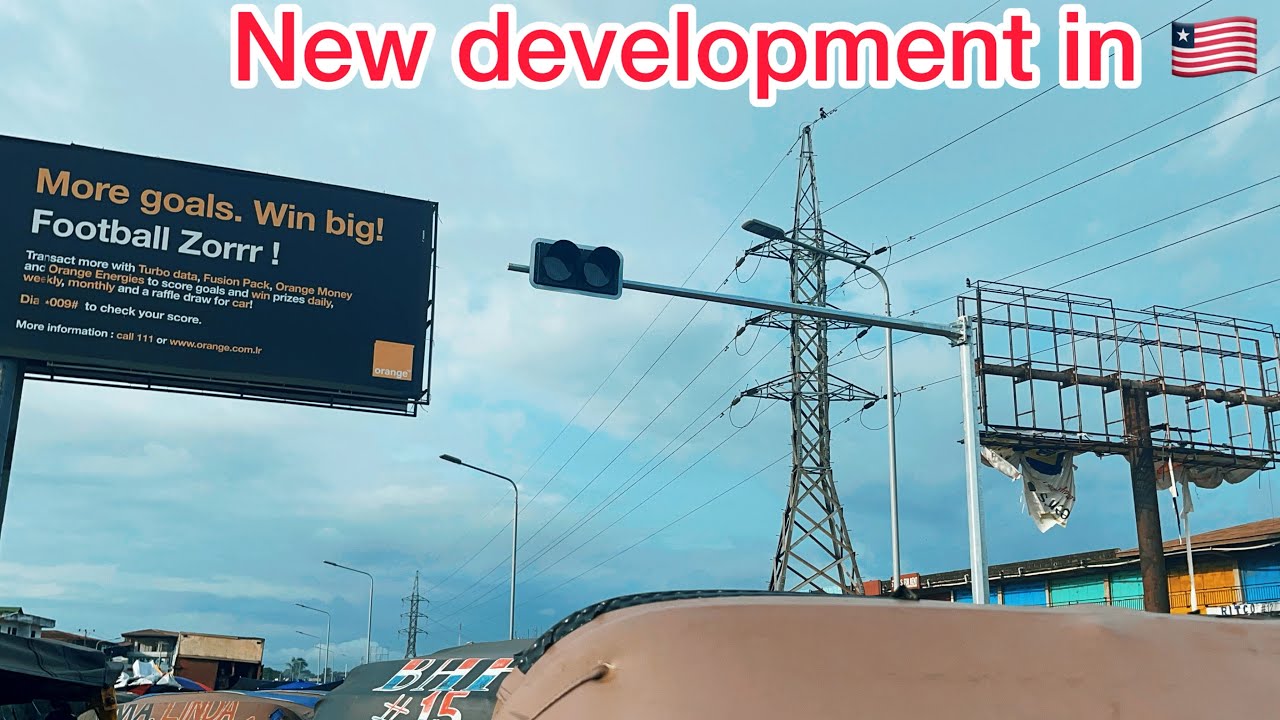 Breaking news in Liberia Monrovia || new development traffic lights🚦installation at every junction